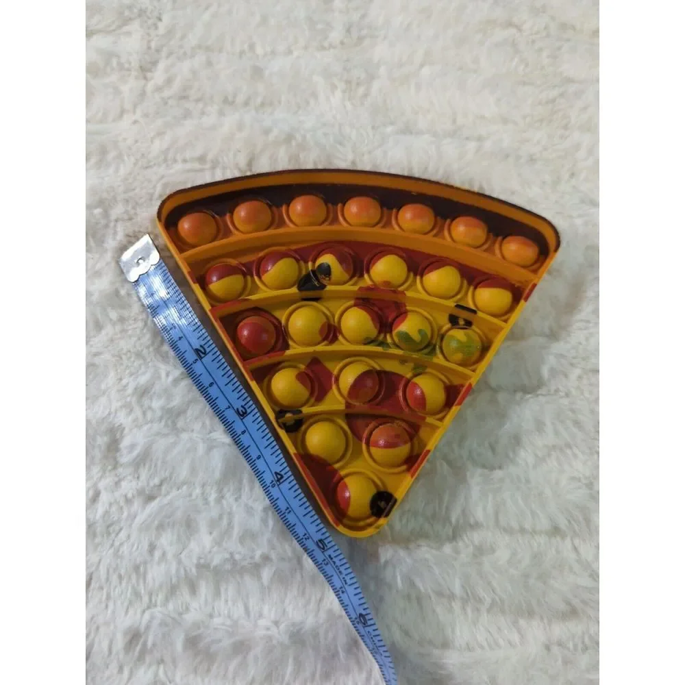 Lot Of 3 Pop It Fidget Stress Toys Hello Kitty, Pizza,‎ And Square